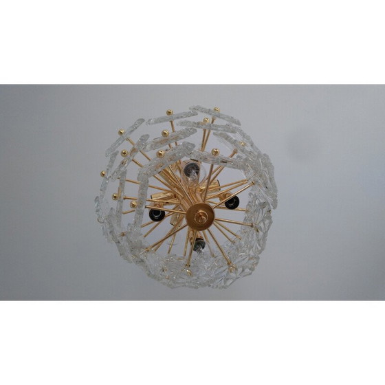 Image 1 of Lustre en verre vintage pour Kinkeldey - 1970