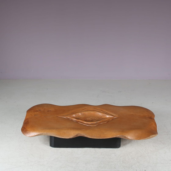 Image 1 of 1980 Table basse sculpturale de Gérard Ducouret, France