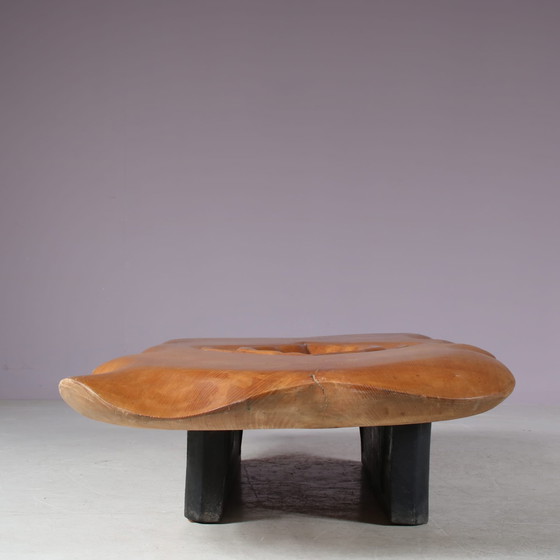 Image 1 of 1980 Table basse sculpturale de Gérard Ducouret, France