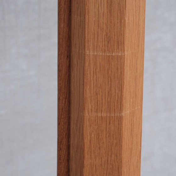 Image 1 of Lampadaire vintage en chêne par Guillerme et Chambron, France 1960