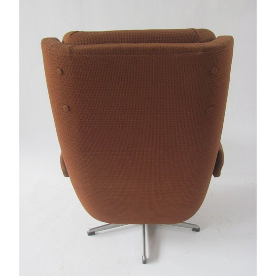 Image 1 of Fauteuil à oreilles pivotant vintage par UP Závody Rousínov, Tchécoslovaquie 1970