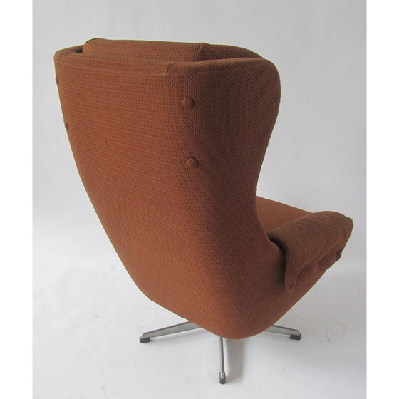 Image 1 of Fauteuil à oreilles pivotant vintage par UP Závody Rousínov, Tchécoslovaquie 1970