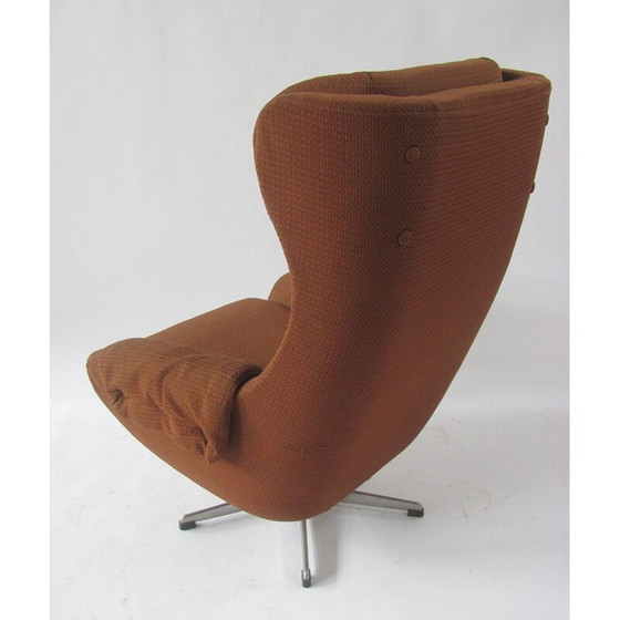 Image 1 of Fauteuil à oreilles pivotant vintage par UP Závody Rousínov, Tchécoslovaquie 1970