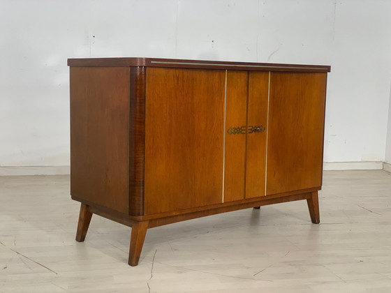 Image 1 of Mid Century commode armoire vintage