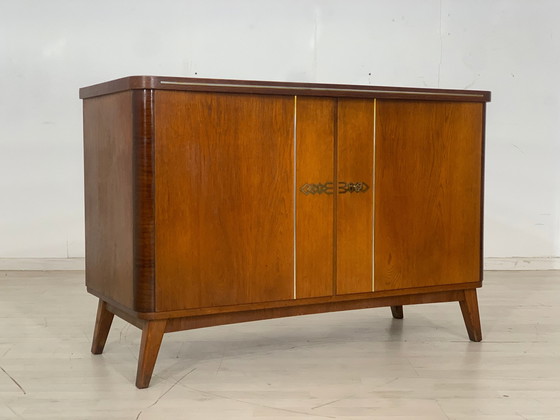 Image 1 of Mid Century commode armoire vintage