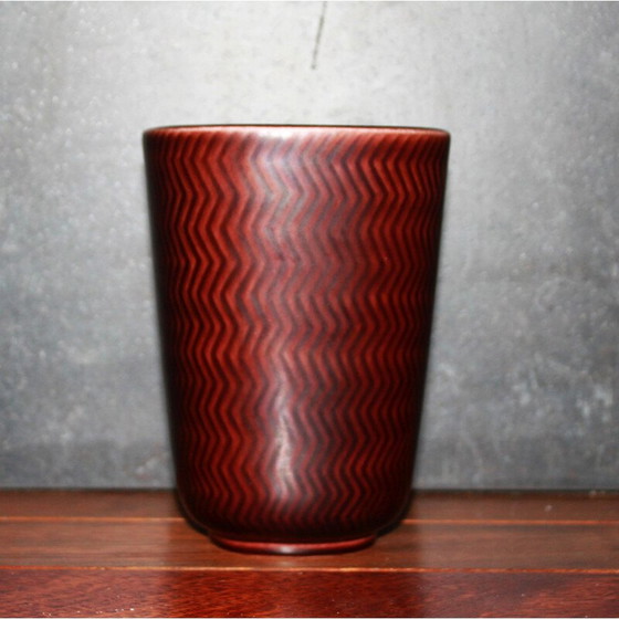 Image 1 of Vase vintage Marselis par Nils Thorson 1950s