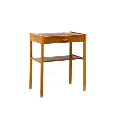 Table de chevet vintage en teck, Suède 1960