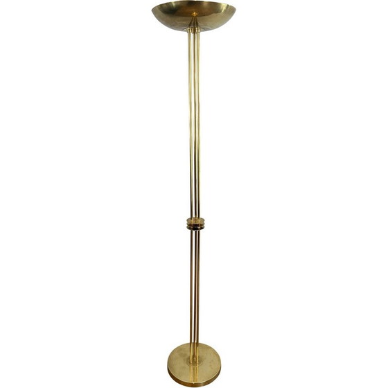 Image 1 of Lampadaire vintage en laiton, 1970