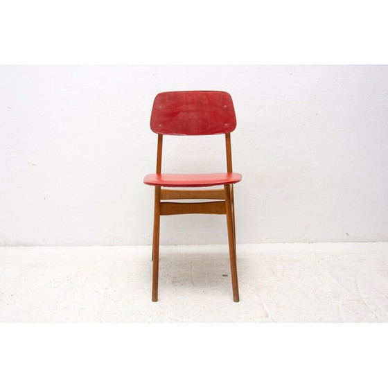 Image 1 of Chaise couleur Mid Century, Tchécoslovaquie années 1960