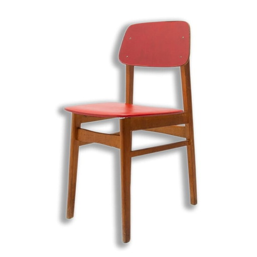 Chaise couleur Mid Century, Tchécoslovaquie années 1960