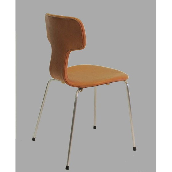 Image 1 of Ensemble de 8 chaises T ou Hammer Chairs vintage Arne Jacobsen 1960s