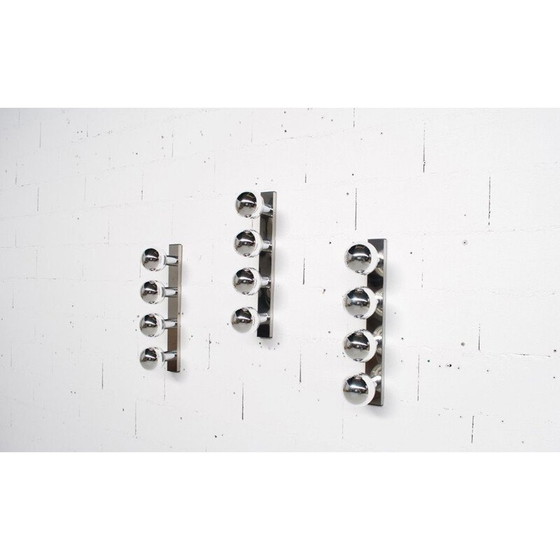 Image 1 of Ensemble de 3 lampes murales vintage par Motoko Ishii pour Staff, 1970