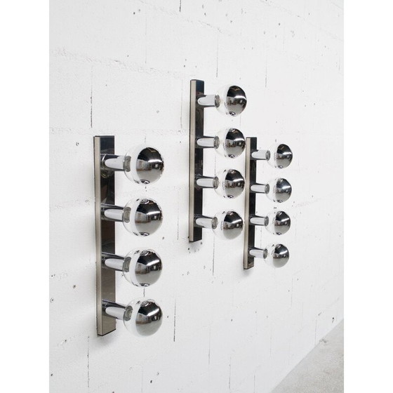 Image 1 of Ensemble de 3 lampes murales vintage par Motoko Ishii pour Staff, 1970