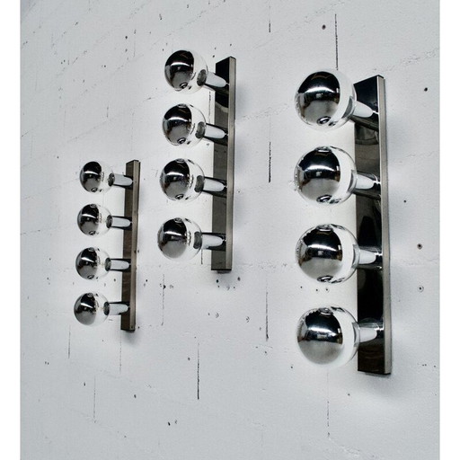 Ensemble de 3 lampes murales vintage par Motoko Ishii pour Staff, 1970