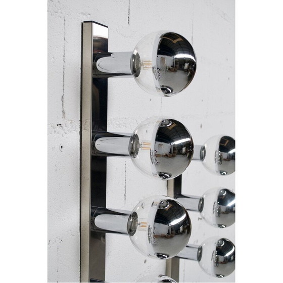 Image 1 of Ensemble de 3 lampes murales vintage par Motoko Ishii pour Staff, 1970