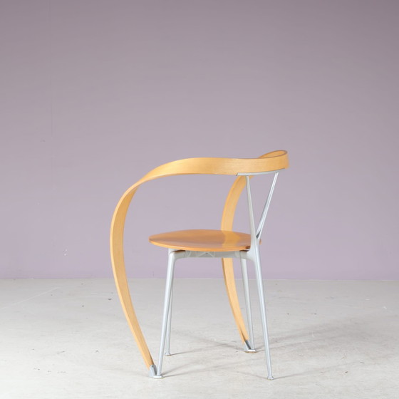 Image 1 of Ensemble de 4 chaises "Revers" par Andrea Branzi pour Cassina, Italie 1990