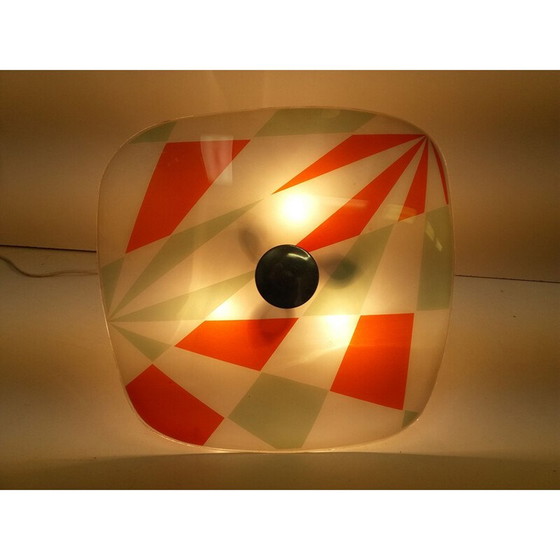Image 1 of Suspension en verre du Mid Century Napako 1960s