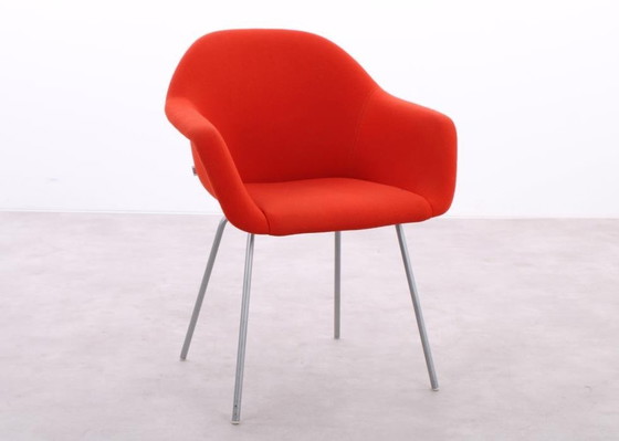 Image 1 of 4X New Design Group Op Chair Orange Wool