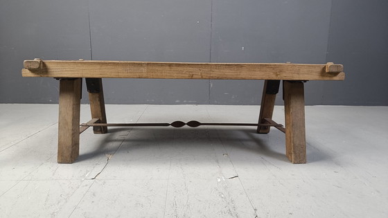 Image 1 of Table basse rustique en cuivre, 1970S