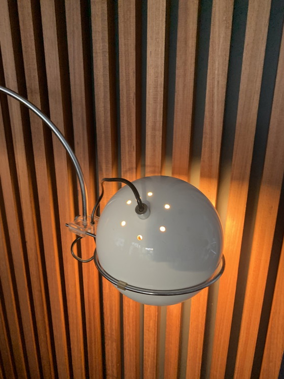 Image 1 of Lampe à arc double vintage Gepo - blanc