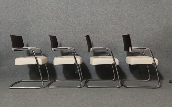 Image 1 of 4× chaises Mid Century Modern Design Chaise de cuisine Chaise de cuisine Danish 60Er Vintage Retro 60S Armchair