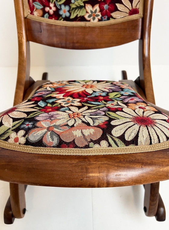 Image 1 of Chaise à bascule anglaise vintage, 1960