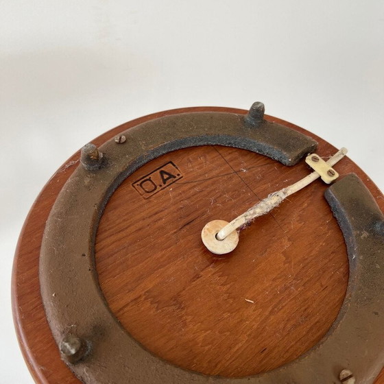 Image 1 of Paire de lampadaires vintage en laiton et teck, Suède 1970