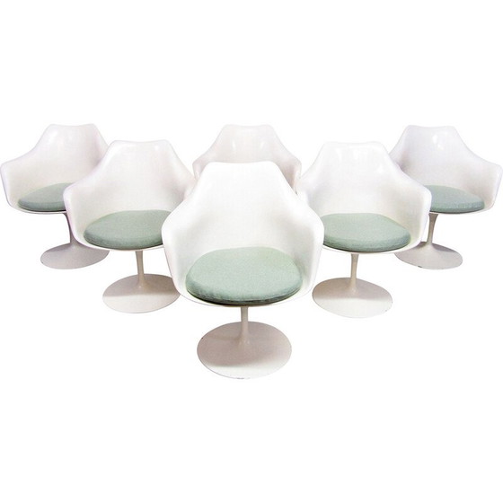 Image 1 of Ensemble de salle à manger "Tulip" en palissandre de Rio par Eero Saarinen pour Knoll, 1970