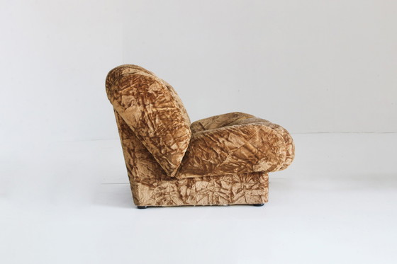 Image 1 of Fauteuil italien vintage 1970 Velours