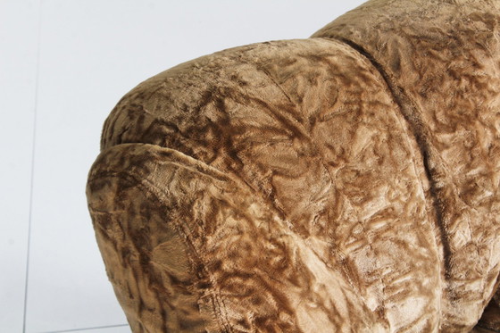 Image 1 of Fauteuil italien vintage 1970 Velours