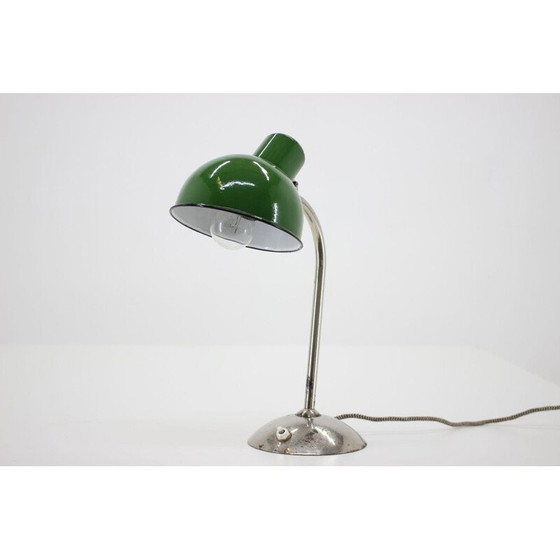Image 1 of Lampe de table vintage art déco, Tchécoslovaquie 1940
