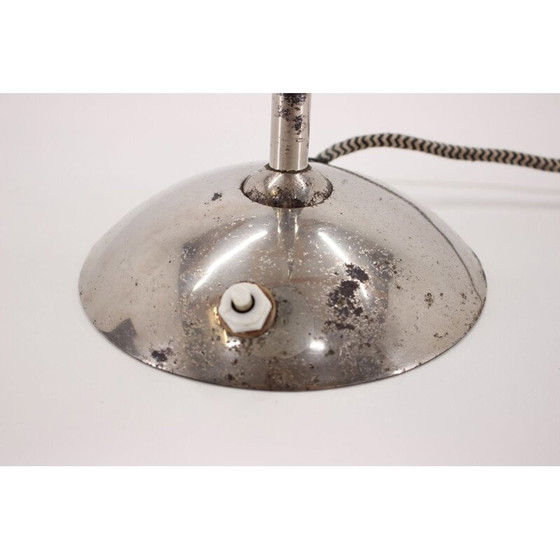 Image 1 of Lampe de table vintage art déco, Tchécoslovaquie 1940