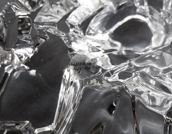 Image 1 of Josef Marcolin Sculpture de glace en cristal d'avant-garde Fm Kunstglas 1980's Autriche/Suède