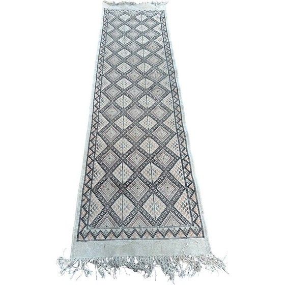 Image 1 of Tapis de couloir vintage en laine