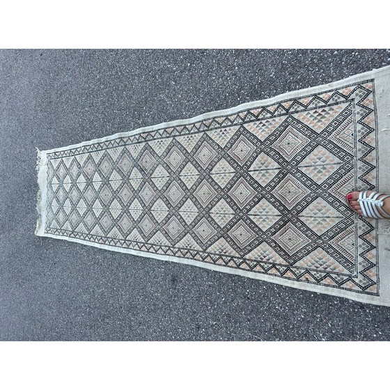 Image 1 of Tapis de couloir vintage en laine