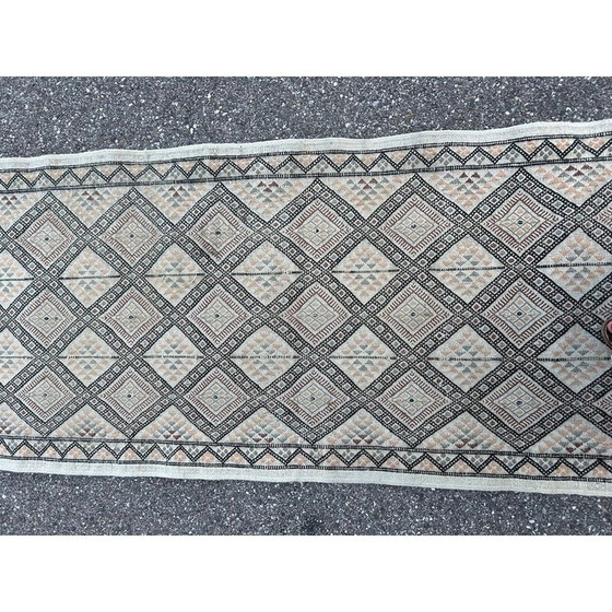 Image 1 of Tapis de couloir vintage en laine