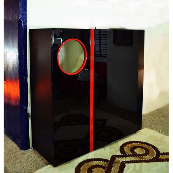 Image 1 of Meuble de lecture audio et vidéo vintage par Giotto Stoppino pour Acerbis, 1980