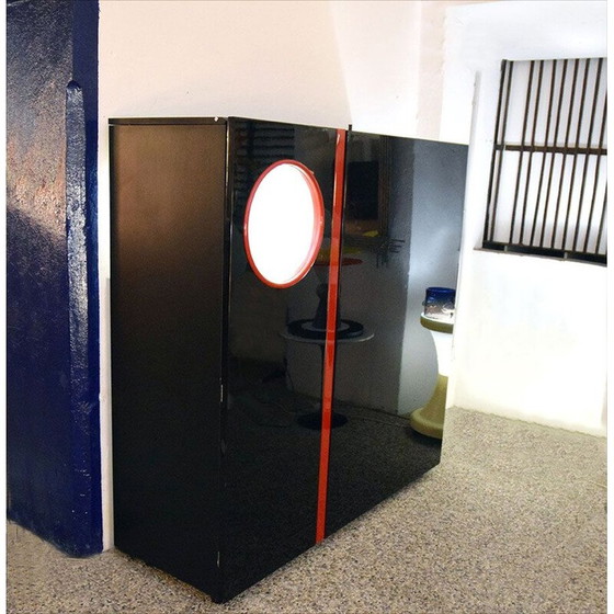 Image 1 of Meuble de lecture audio et vidéo vintage par Giotto Stoppino pour Acerbis, 1980