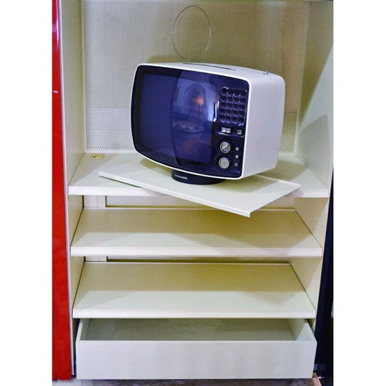 Image 1 of Meuble de lecture audio et vidéo vintage par Giotto Stoppino pour Acerbis, 1980