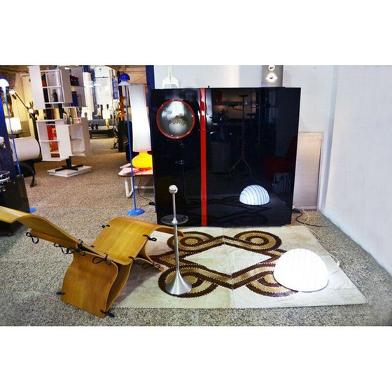 Image 1 of Meuble de lecture audio et vidéo vintage par Giotto Stoppino pour Acerbis, 1980