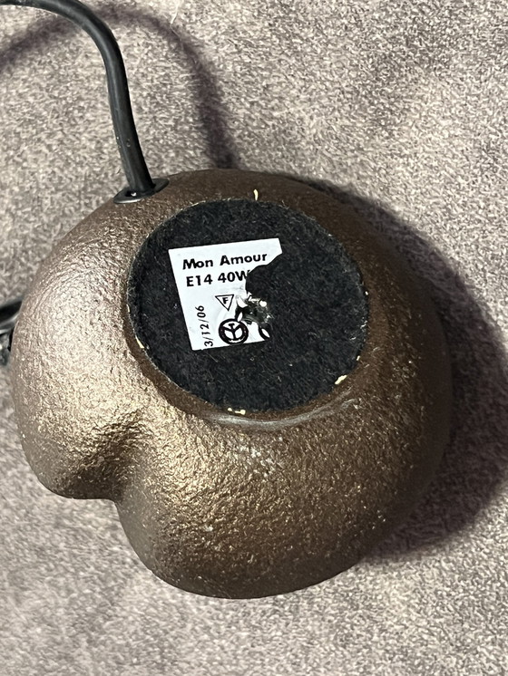 Image 1 of 8 Appliques murales Viabizzuno, Modèle Mon Amour Upo Année 1996, Italie