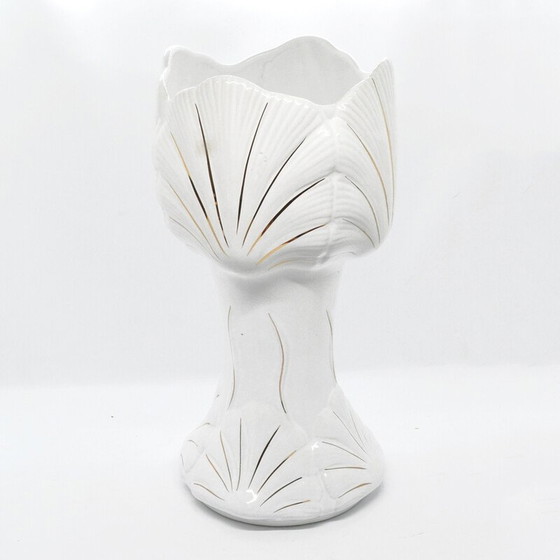 Image 1 of Vase vintage en porcelaine Hollywood Regency, Pologne 1970