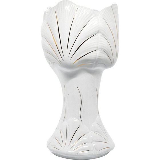 Image 1 of Vase vintage en porcelaine Hollywood Regency, Pologne 1970