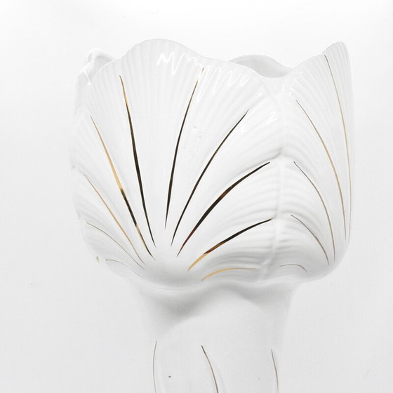 Image 1 of Vase vintage en porcelaine Hollywood Regency, Pologne 1970