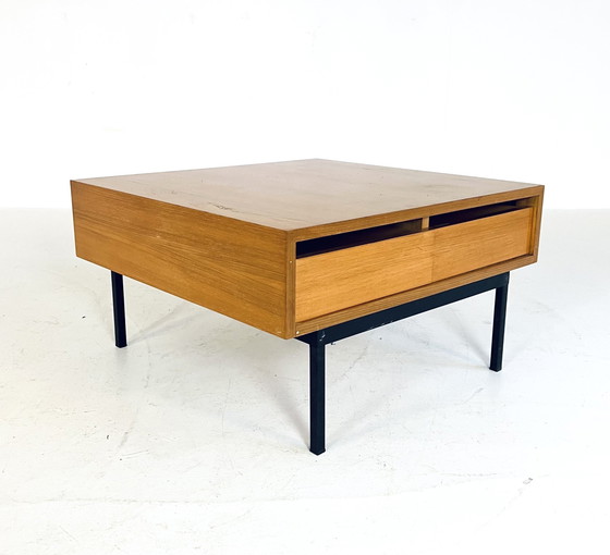 Image 1 of Table basse vintage avec tiroirs