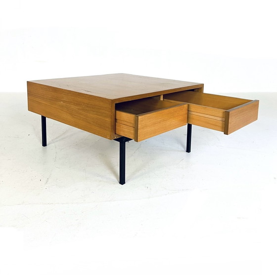 Image 1 of Table basse vintage avec tiroirs