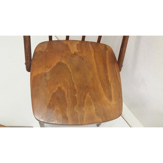 Image 1 of Ensemble de 4 chaises de salle à manger vintage conçues par Antonín Šuman, années 1966