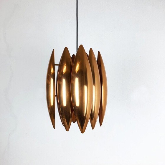 Image 1 of Lampe suspendue vintage "Kastor" par Jo Hammerborg pour Fog and Mørup, Danemark 1960