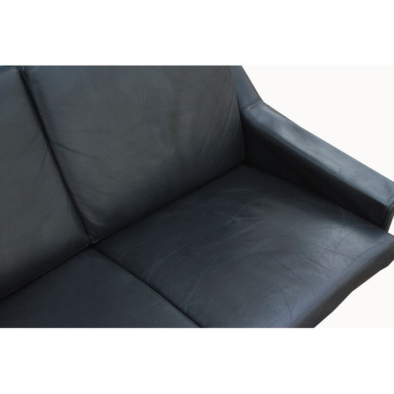 Image 1 of Canapé en cuir vintage 4 places, 1960