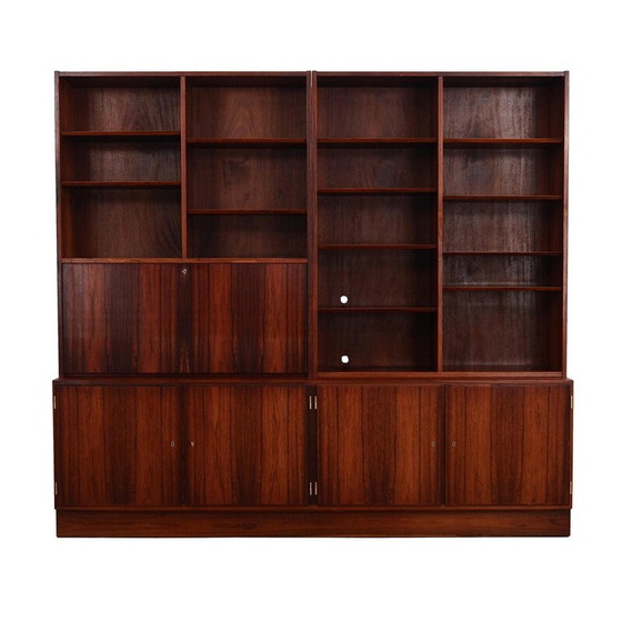 Image 1 of Ensemble de bibliothèques en bois de rose, design danois, années 1960, production : Danemark